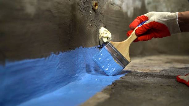 Professional waterproofing crew in Coral, Coral, MI